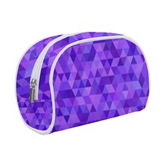 Illustration Purple Triangle Purple Background Make Up Case (small)
