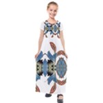 IM Fourth Dimension Colour 60 Kids  Short Sleeve Maxi Dress