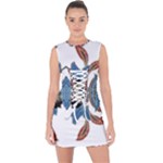 IM Fourth Dimension Colour 60 Lace Up Front Bodycon Dress
