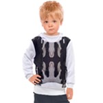 IM Fourth Dimension Black White 61 Kids  Hooded Pullover