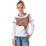 IM Fourth Dimension Colour 62 Kids  Long Sleeve Tee with Frill 