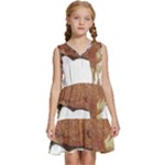 IM Fourth Dimension Colour 62 Kids  Sleeveless Tiered Mini Dress