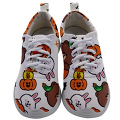 Illustration Pumpkin Bear Bat Bunny Chicken Mens Athletic Shoes by Sudhe