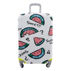 Illustration Watermelon Fruit Sweet Slicee Luggage Cover (small) by Sudhe
