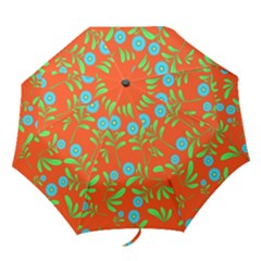 Background-texture-seamless-flowers Folding Umbrellas by Jancukart