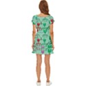 Bacteriophage Virus Army Puff Sleeve Frill Dress View4
