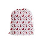 Christmas Template Advent Cap Drawstring Pouch (Large)