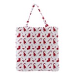 Christmas Template Advent Cap Grocery Tote Bag