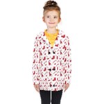 Christmas Template Advent Cap Kids  Double Breasted Button Coat