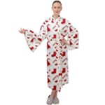 Christmas Template Advent Cap Maxi Velour Kimono