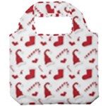 Christmas Template Advent Cap Foldable Grocery Recycle Bag