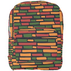 African Wall Of Bricks Full Print Backpack by ConteMonfrey