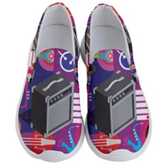 Music Abstract Background Energy Men s Lightweight Slip Ons by danenraven