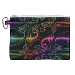 Patina Swirl Canvas Cosmetic Bag (xl) by MRNStudios