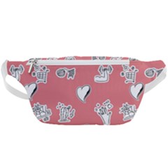 Stickers Hobbies Hearts Reading Waist Bag  by danenraven