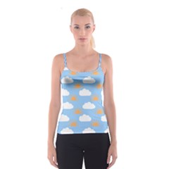 Sun And Clouds   Spaghetti Strap Top by ConteMonfrey