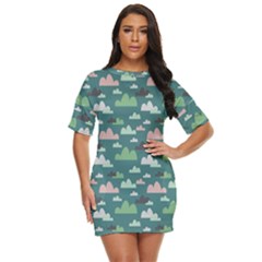 Llama Clouds  Just Threw It On Dress by ConteMonfrey
