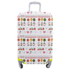 Christmas Holiday Xmas Winter Luggage Cover (medium) by danenraven