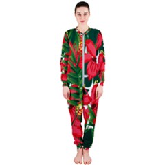 Tulips Design Onepiece Jumpsuit (ladies) by designsbymallika