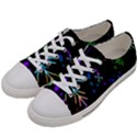 Snowflakes Lights Men s Low Top Canvas Sneakers View2