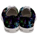 Snowflakes Lights Men s Low Top Canvas Sneakers View4