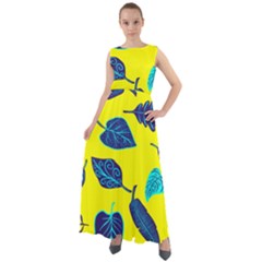 Sheets Pattern Picture Detail Chiffon Mesh Boho Maxi Dress by Ravend