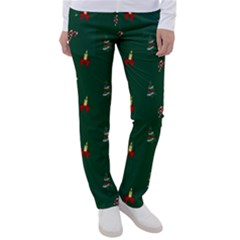 Christmas Background Women s Casual Pants