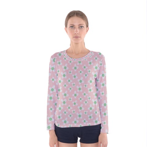 Pink Spring Blossom Women s Long Sleeve Tee by ConteMonfrey