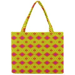 Red Yellow Abstract Mini Tote Bag by artworkshop