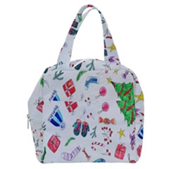 New Year Christmas Sketch Gifts Boxy Hand Bag by artworkshop