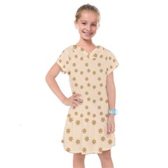 Gingerbread Star Kids  Drop Waist Dress by artworkshop