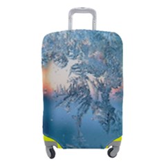 Frost Winter Morning Snow Luggage Cover (small) by artworkshop