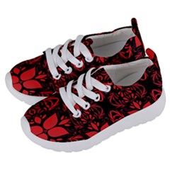 Christmas Red Black Xmas Gift Kids  Lightweight Sports Shoes by artworkshop