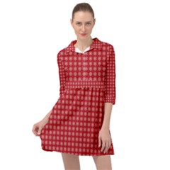 Christmas Paper Wrapping Mini Skater Shirt Dress by artworkshop