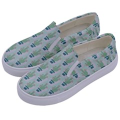 Cuteness Overload Of Cactus!  Kids  Canvas Slip Ons by ConteMonfrey