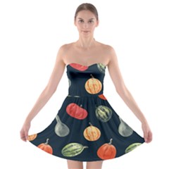 Vintage Vegetables  Strapless Bra Top Dress by ConteMonfrey