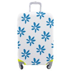 Little Blue Daisies  Luggage Cover (medium) by ConteMonfrey