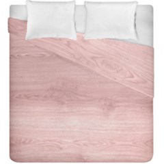 Pink Wood  Duvet Cover Double Side (king Size) by ConteMonfrey