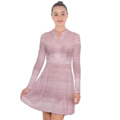 Pink Wood  Long Sleeve Panel Dress by ConteMonfrey