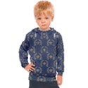 Blue Golden Bee Kids  Hooded Pullover View1