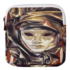 Artistic Venetian Mask Mini Square Pouch by ConteMonfrey