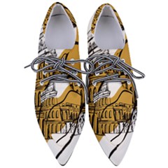 Colosseo Draw Silhouette Pointed Oxford Shoes by ConteMonfrey