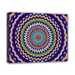 Kaleidoscope Geometric Circles Canvas 10  x 8  (Stretched)