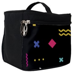 Geometric Art Colorful Shape Make Up Travel Bag (big) by Ravend