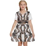 IM Fourth Dimension Colour 70 Kids  Short Sleeve Tiered Mini Dress