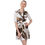 IM Fourth Dimension Colour 71 Belted Shirt Dress
