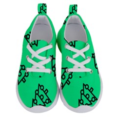 Tree With Ornaments Green Running Shoes by TetiBright