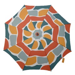 Geometric Bricks   Hook Handle Umbrella (small) by ConteMonfreyShop