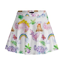 Dinosaurs Are Our Friends  Mini Flare Skirt by ConteMonfreyShop