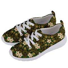 Flower Power And Big Porcelainflowers In Blooming Style Women s Lightweight Sports Shoes by pepitasart